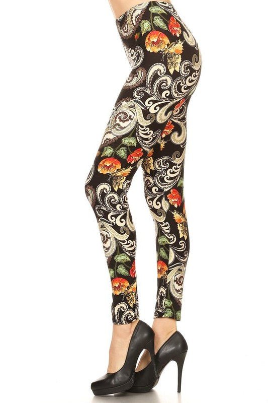 Abstract floral print