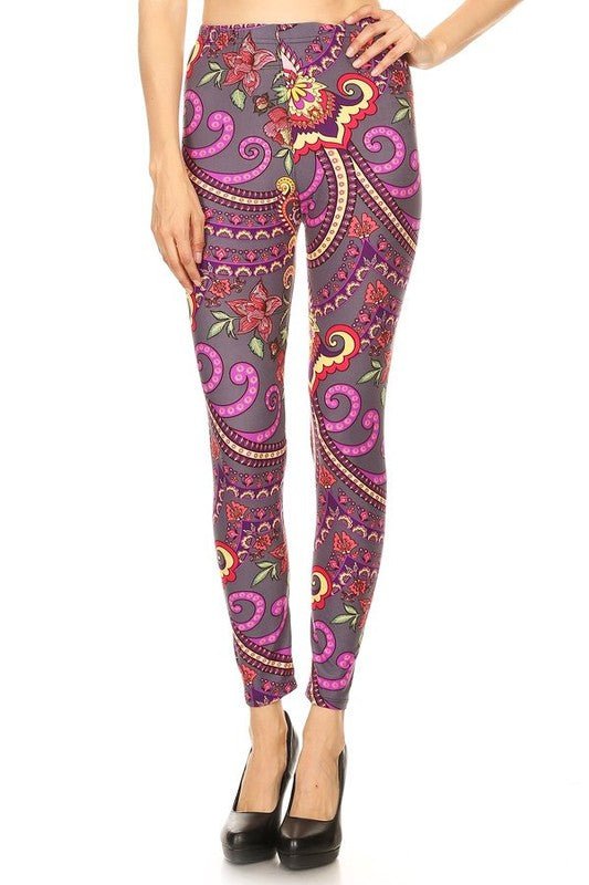 Abstract floral print