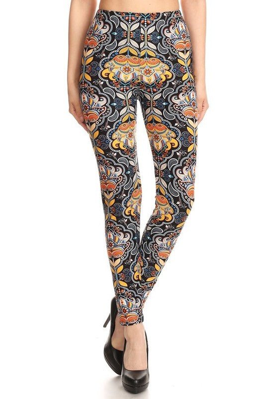 Bohemian paisley print