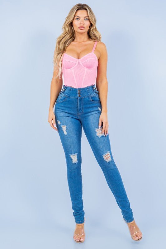 Colombian style skinny jeans